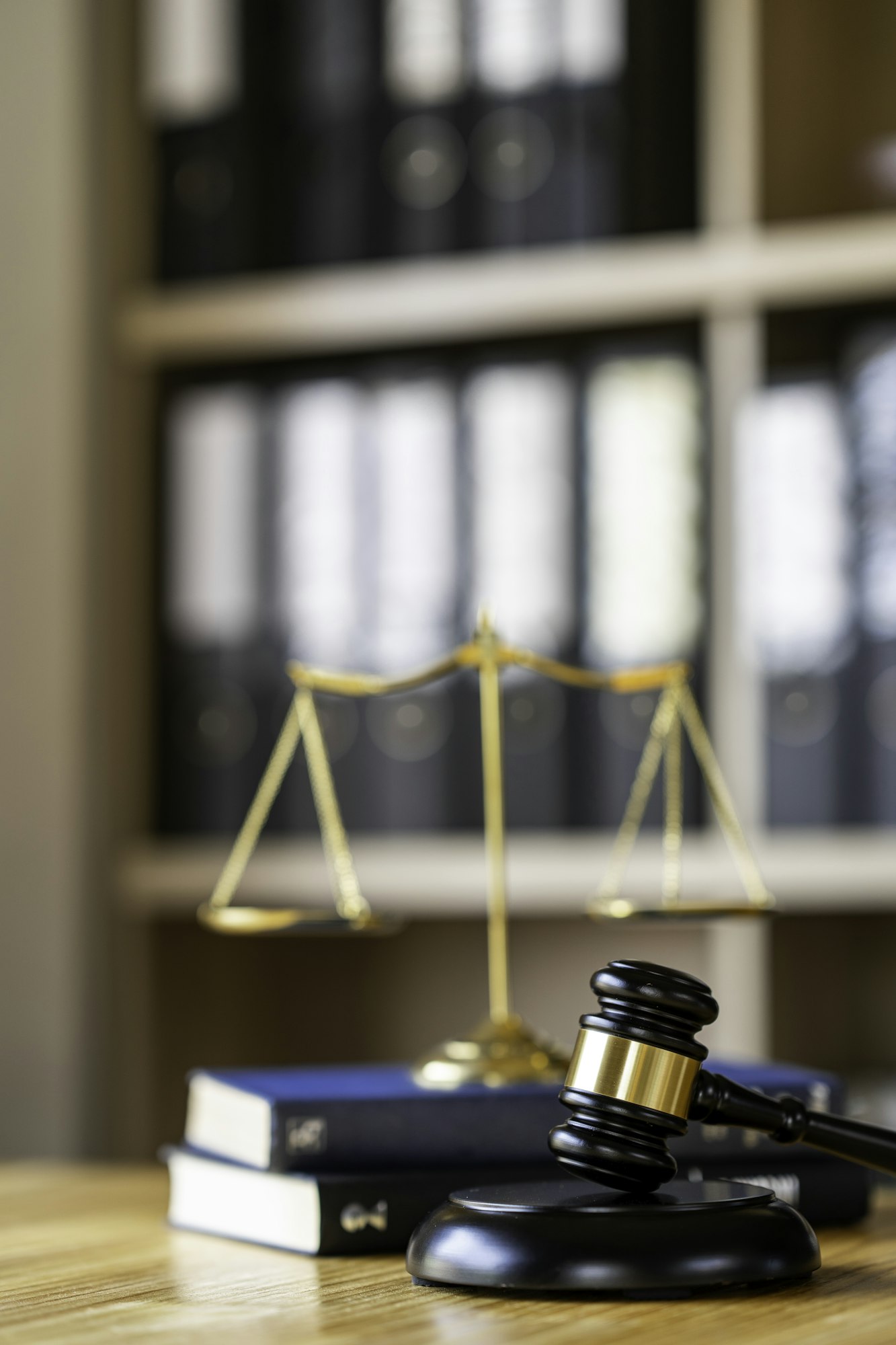 judgment hammer, Legal office. Attorney at law. Law and justice. Wooden judge gavel, close-up view.